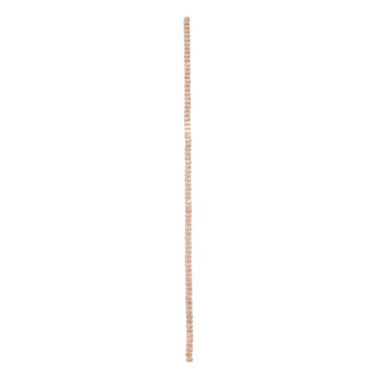 Rose Gold Faceted Metal Cube Beads, 3mm by Bead Landing™